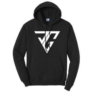 JG Unisex Fleece Hooded Sweatshirt-Black