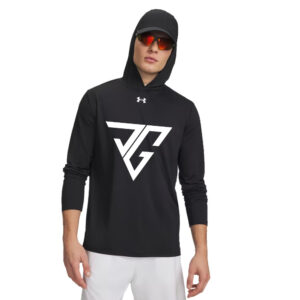 JG Under Armour Mens Team Vanish Performance Hoodie-Black