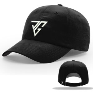JG Richardson Unstructured R-Active Lite Adjustable Cap-Black