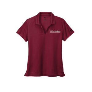 Life Connections Nike Ladies Dri-FIT Micro Pique 2.0 Polo-Team Red