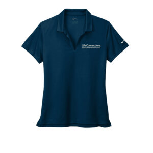 Life Connections Nike Ladies Dri-FIT Micro Pique 2.0 Polo-navy