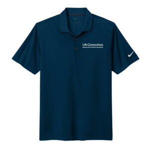 Life Connections Nike Dri-FIT Micro Pique 2.0 Polo Men-Navy
