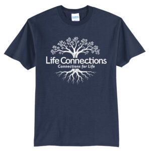 Life Connections Unisex Short Sleeve Tee-navy