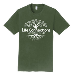 Life Connections Unisex Fan Favorite Short Sleeve Tee-Olive