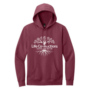 Life Connections Rah-Rah District Unisex V.I.T. Fleece Hoodie-Plum