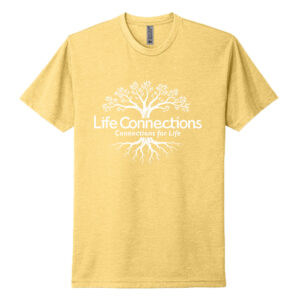 Life Connections Next Level Unisex Ultra Premium CVC (60/40) Tee-Banana Cream