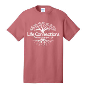 Life Connections Unisex Cotton Short Sleeve Tee-Zinnia