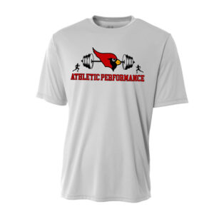 Maq Athletic Performance Adult Loose Fit Cooling Performance Tshirt-Silver