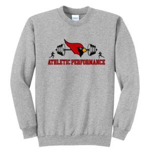 Maq Athletic Performance Unisex Basic Crewneck Sweatshirt-Athletic Heather