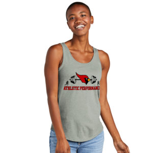 Maq Athletic Performance District Women’s Perfect Tri Relaxed Tank-Heathered Grey