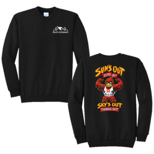 Maq Athletic Performance  Unisex Fleece Crewneck Sweatshirt-Black