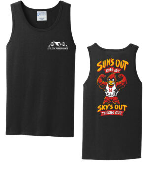 Maq Athletic Performance Men Core Cotton Tank Top-Black