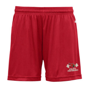Maq Athletic Performance Badger – B-Core Women’s 5″ Inseam Shorts-Red