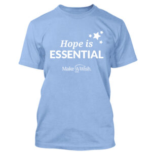 Make A Wish Iowa Unisex Short Sleeve Tee-Carolina Blue