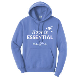 Make A Wish Iowa Unisex Fleece Hooded Sweatshirt-Carolina