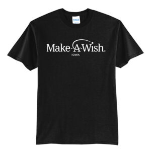 Make A Wish Iowa Unisex Short Slevee Tee-Black