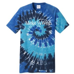 Make A Wish Iowa Unisex Essential Tie-Dye Tee-Ocean
