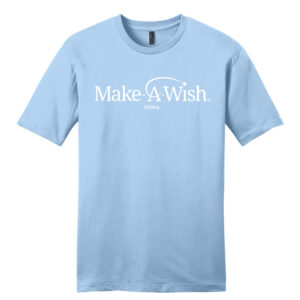 Make A Wish Iowa Unisex Premium Short Sleeve Tee-Ice Blue