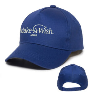 Make A Wish Iowa Outdoor Cap YOUTH Adjustable Cap-Royal
