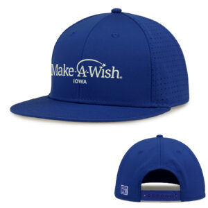 Make A Wish Iowa The Game Perforated GameChanger Snapback Cap-Royal
