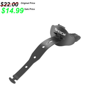 Moline Football PG Shock Doctor Bolt Lipguard mouth guard with strap-BLACK