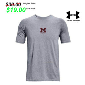 Moline Football PG Under Armour Athletics soft cotton blend T-shirt-Steel Grey