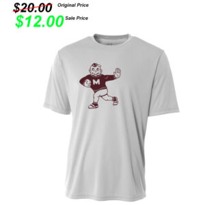 Moline Football PG Adult Cooling Performance Tshirt-Silver