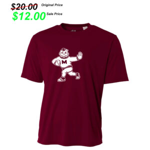 Moline Football PG Adult Cooling Performance Tshirt-Maroon