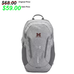 Moline Football PG Under Armour Hustle 6.0 Team Backpack-Castlerock