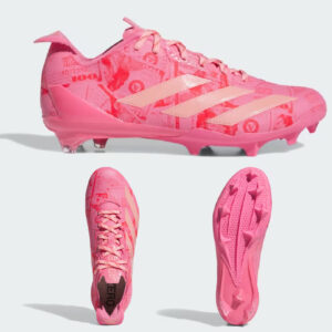 24. Marion High School Football Adidas Adizero Electric II Currency Football Cleat – Pink