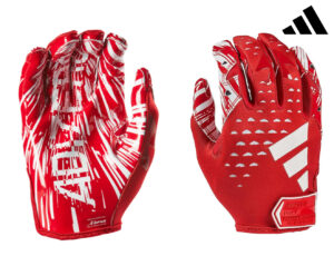 25. Marion High School Football Adidas Adizero 5-Star 13.0 Football Gloves – Red