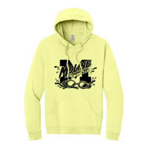 Moline Swim Unisex CVC Ring Spun Hooded Sweatshirt-Celery Juice