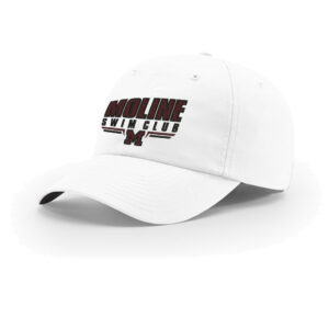 Moline Swim Richardson Unstructured R-Active Lite Adjustable Cap-White