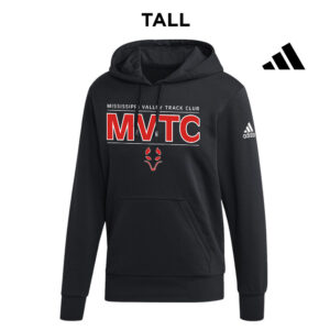 MVTC Adidas TALL Fleece Hooded Sweatshirt- Black (LT, XLT)