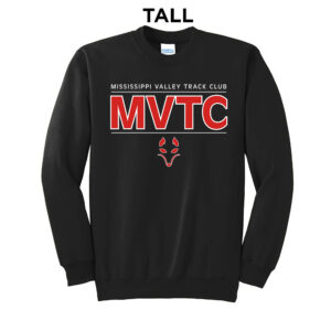 MVTC Tall Fleece Crewneck Sweatshirt-Black