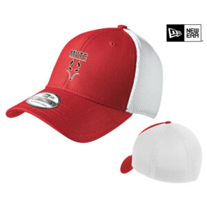MVTC New Era Stretch Mesh Cap-Scarlet/White