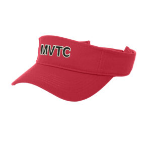MVTC Sport-tek PosiCharge RacerMesh Visor Men-Red