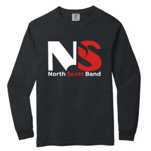 NS Band Comfort Colors Heavyweight Ringspun Long Sleeve Tee Unisex-Black