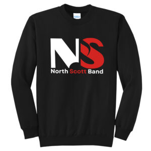 NS Band Unisex Core Fleece Crewneck Sweatshirt-Black