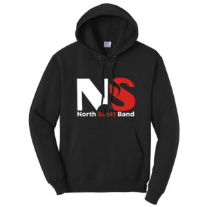 NS Band Unisex Fleece Hooded Sweatshirt-Black