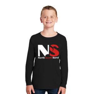 NS Band Youth Cotton Long Sleeve Tee-Black