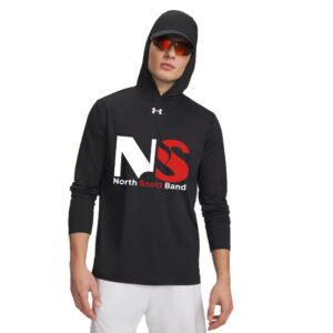 NS Band Under Armour Mens Team Vanish Performance Hoodie-Black