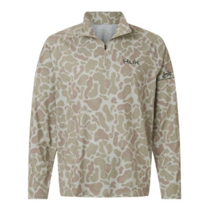 Petersen LD 26 HUK Airweight KC Printed Q-Zip – Sand Camo