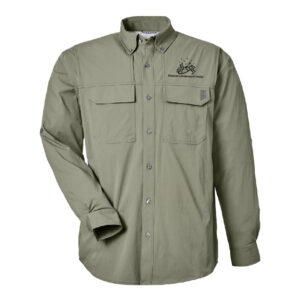 Petersen LD 26 HUK Creekbed Pocket Fishing Shirt – Moss