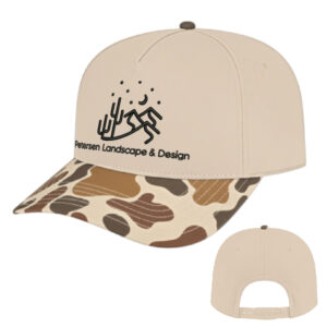 Petersen LD 26 Daybreak Duck Camo Snapback Cap – Stone/Canyon