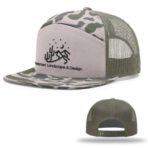 Petersen LD 26 Richardson 7 Panel Trucker – Marsh Duck Camo/Loden
