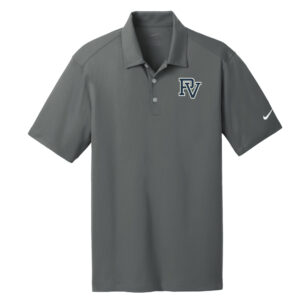 PV Baseball Nike Golf Dri-Fit Vertical Mesh Polo-Anthracite