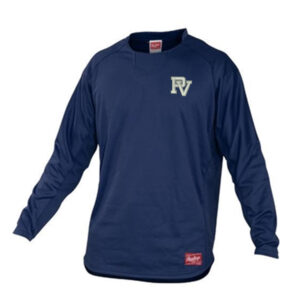 PV Baseball Rawlings Dugout Fleece Pullover-Navy (XL only)