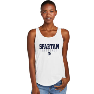 PV Baseball District Women’s Perfect Tri Relaxed Tank-White