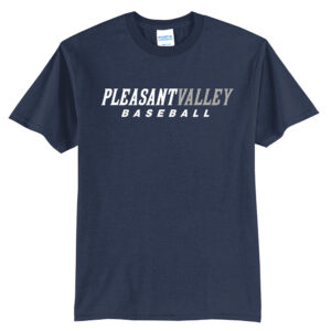 PV Baseball Unisex Short Sleeve Tee-Navy